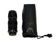 Vivitar 75-205mm f3.8 Manual Zoom Lens For Parts Repair w/ Case