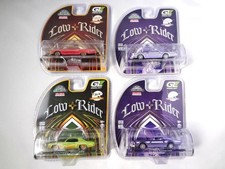 GREENLIGHT 1/64 Lowrider Monte Carlo/Impala/Thunderbird 4 units set 1 unit rare