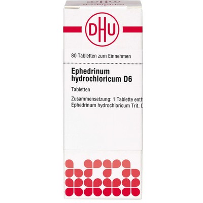 EPHEDRINUM hydrochloricum D 6 Tabletten 80 St PZN 07167134