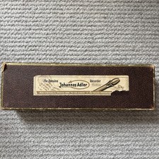 Johannes Adler Soprano-C 25-Year Pearwood Baroque Fingering Recorder Model #1820