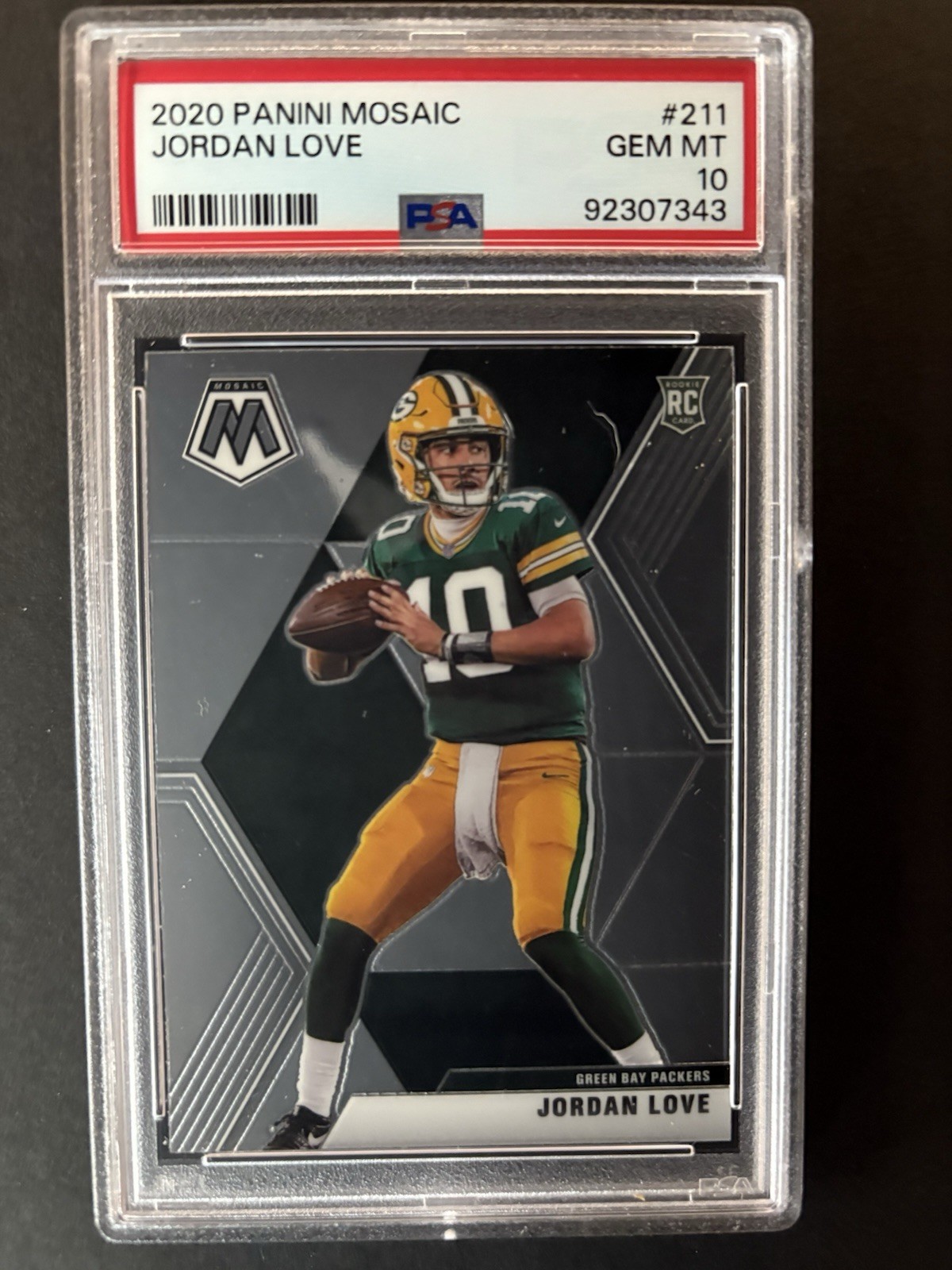 2020 Panini Mosaic - Rookies Jordan Love #211 (RC)