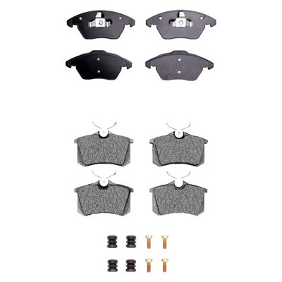 For Audi A3 13 R1 Concepts Optimum OEp Front & Rear Brake Pad Set