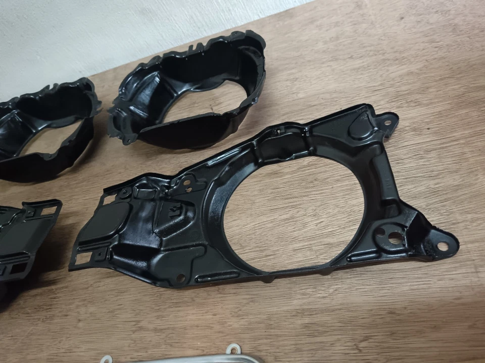 Toyota Starlet KP61 82-84 Dx DL XL S Si faros cucharones carcasa placa de respaldo Foto 4 de 4