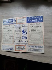 IRISH THEATRE PROG 1943,DUBLIN GAIETY,DUBLIN GRAND OPERA CO,LA TOSCA