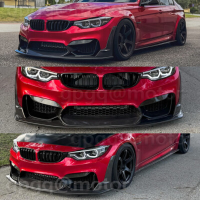 For BMW F80 M3 F82 F83 M4 15-20 LPT Style Carbon Fiber Front
