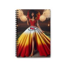 Chiefs Ball Spiral Notebook - Ruled Line