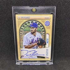 2021 Topps Gypsy Queen David Peterson Rookie On Card Auto Bazooka Back /25 SSP