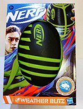 Nerf Weather Blitz Black & Green, All Weather Foam Football