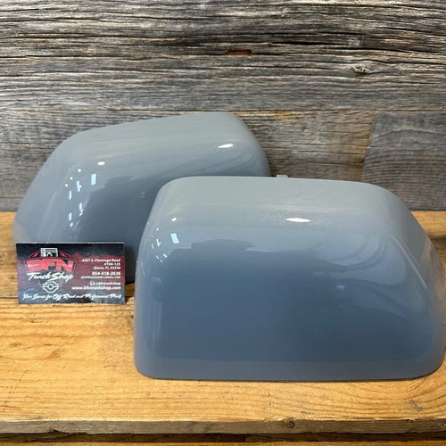 Brand New OEM Ford Super Duty Painted to Match Tow Mirror Caps - GLACIER GRAY