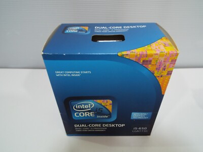 Intel 1st Gen Core i5-650 Prosessor LGA 1156 CPU