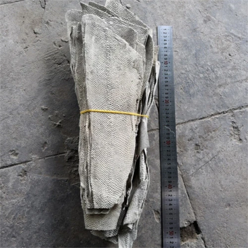 2xGenuine Salmon Fish Skin Leather Salmon Fish Hide Material Leather Craft Pelt - Picture 8 of 43