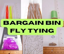 Bargain Bin 1, Various, Assorted, Fly Tying Items, Please read descriptions!