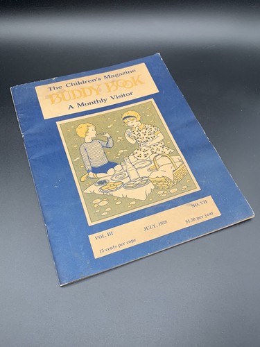 Buddy Book - The Children’s Magazine July 1928 Vintage - Picture 1 of 7