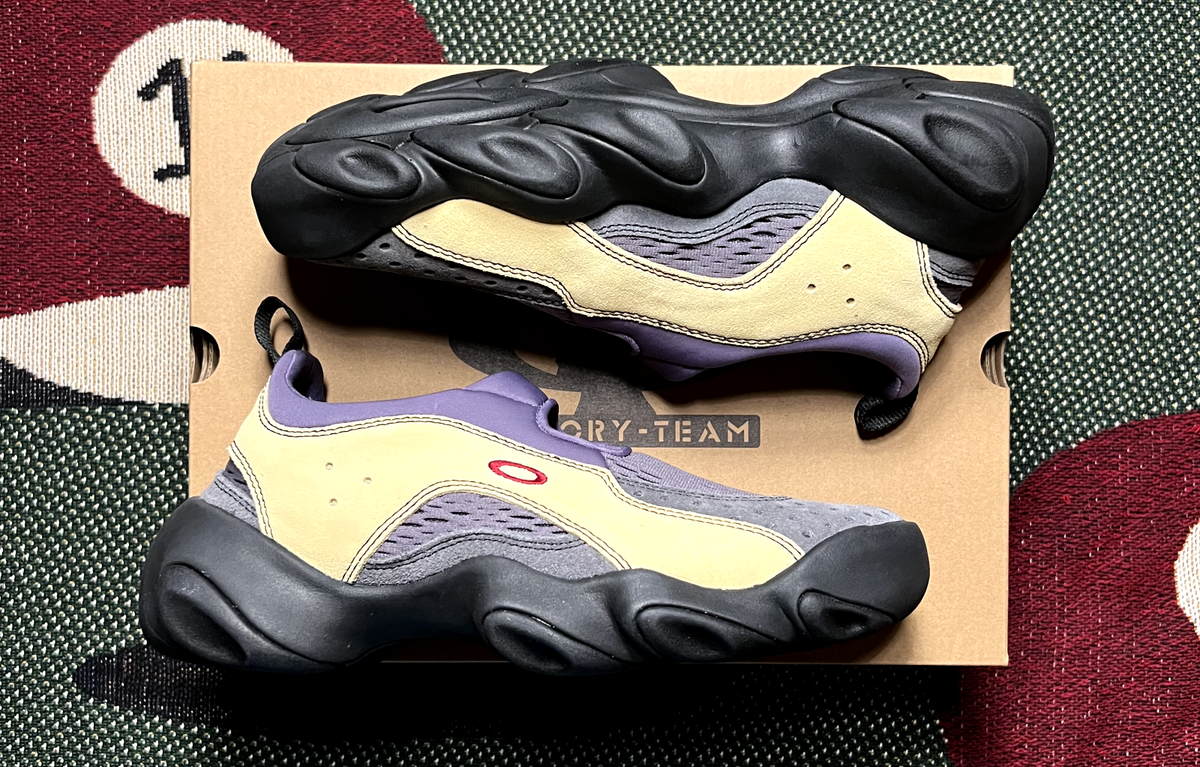 Oakley Factory Team Flesh Sandal Brain Dead Sand Grape Size Oakley Factory Team Flesh Sandal Brain Dead Sand Grape Size