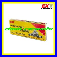Catena trasmissione EK RACING 29HRD 219 GO KART 100 passo 7,774 oro 116 maglie