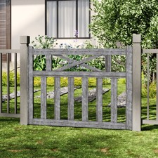 Decorative Wooden Garden Gate Pedestrian Fence Gate Porch Privacy Fence Panel
