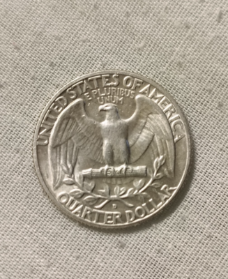 1964年 Quarter Dollar 4枚セット US Mint Coin Set. 1964 Half Dollar, Quarter, Dime 90%Silver