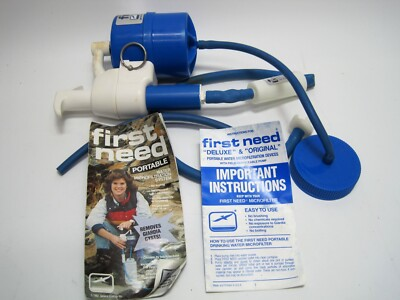 #ad #ad First Need Portable Water Purifier Microfilter Filter Pump Purification System $39.95