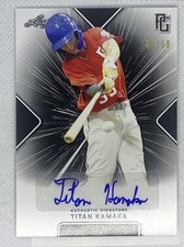 2021 LEAF PERFECT GAME TITAN KAMAKA BLACK PAPER AUTO # 34/50
