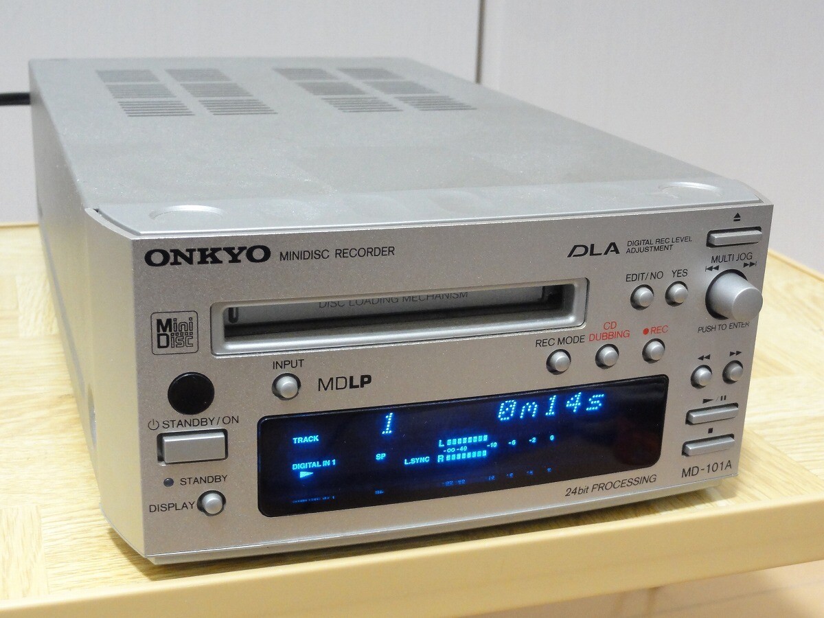 ONKYO MD-101A ミニディスクレコーダー ONKYO MD-101Aの仕様 オンキヨー/オンキョー