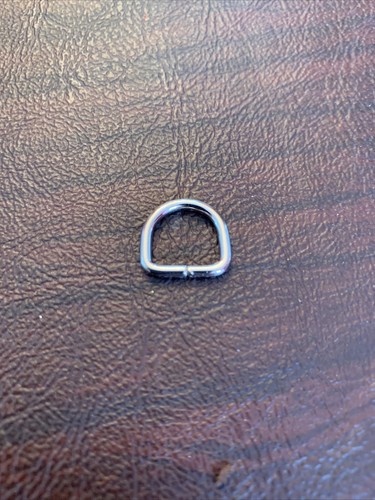 Silver D-Rings New 1/2 Inch - Picture 2 of 4