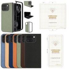 For Google Pixel 9 Pro Fold PU Luxury Shockproof Phone Case Clear Soft Non-Slip