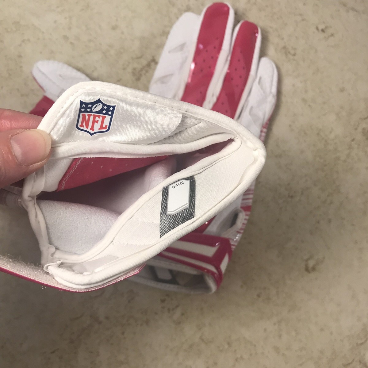 Nike Vapor Jet 3.0 Adult Football Receiver Gloves XXXL Pink BCA