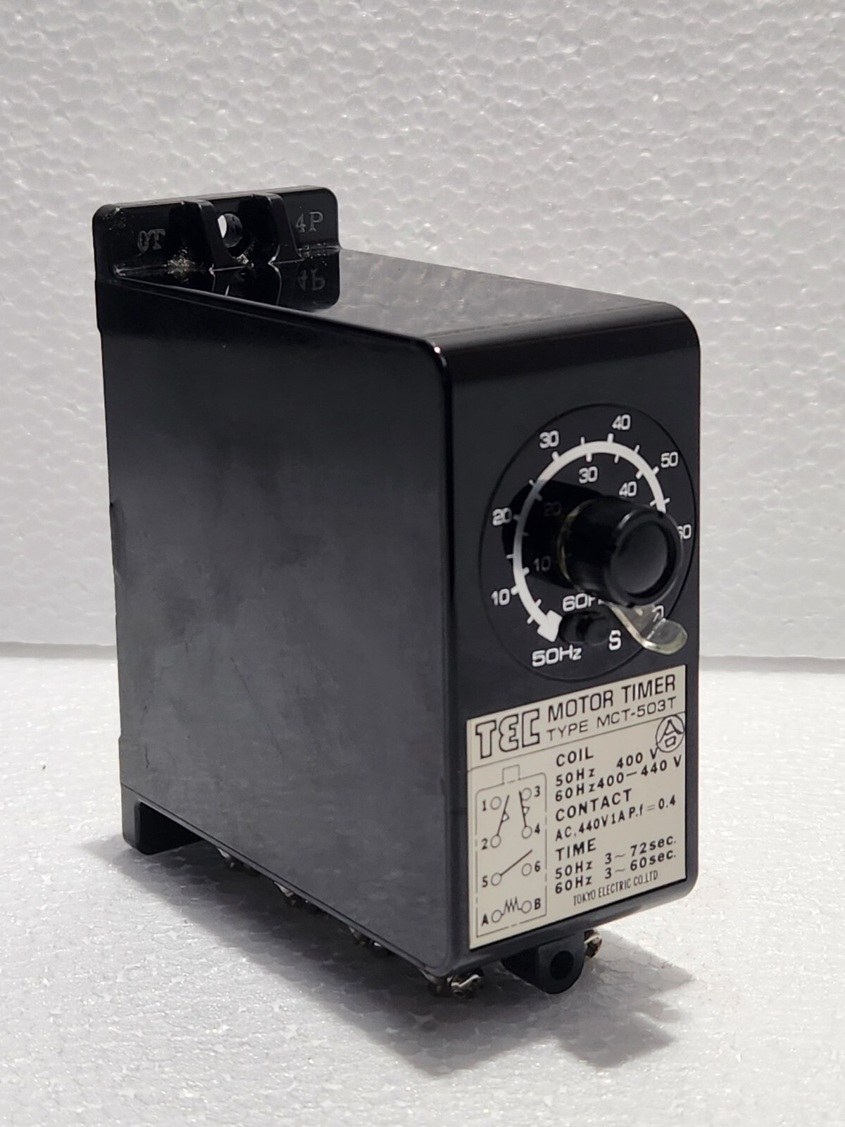 Tokyo Electric MCT-503T Motor Timer 50Hz- 400V