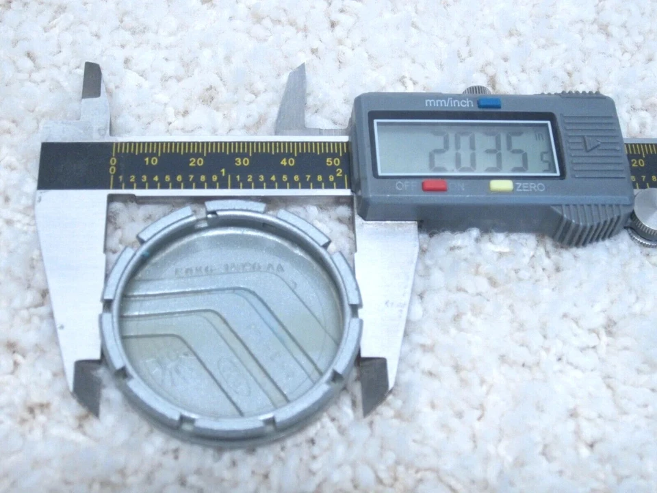 Mercury Tracer 1997-1999 OEM aleación rueda plata tapa central F0K6-1A096-aa #2A-2 Foto 2 de 2