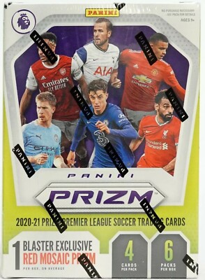 2020-21 Panini Prizm English Premier League Soccer Blaster Box SEALED