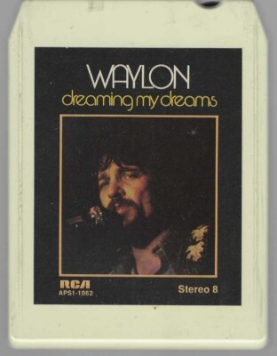 Waylon Jennings Dreaming My Dream (8-Track, 1975 RCA) VG-VG+