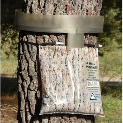 2 x Ecopiege collier piège pour chenilles processionnaires diamètre arbre 55cms - Zdjęcie 1 z 3