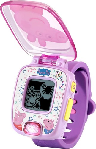 Kids Watch Peppa Pig Learning Watches Purple Children Games Educational Counting - Picture 6 of 10