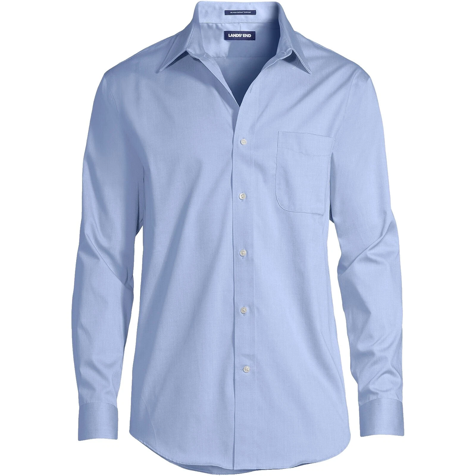 Lands 'End 100% Algodón Camisas de vestir para hombres
