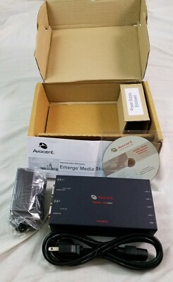 Avocent EMS2400T-001 Emerge Point-to-Multipoint Media Streamer AV EXTENDER NEW 