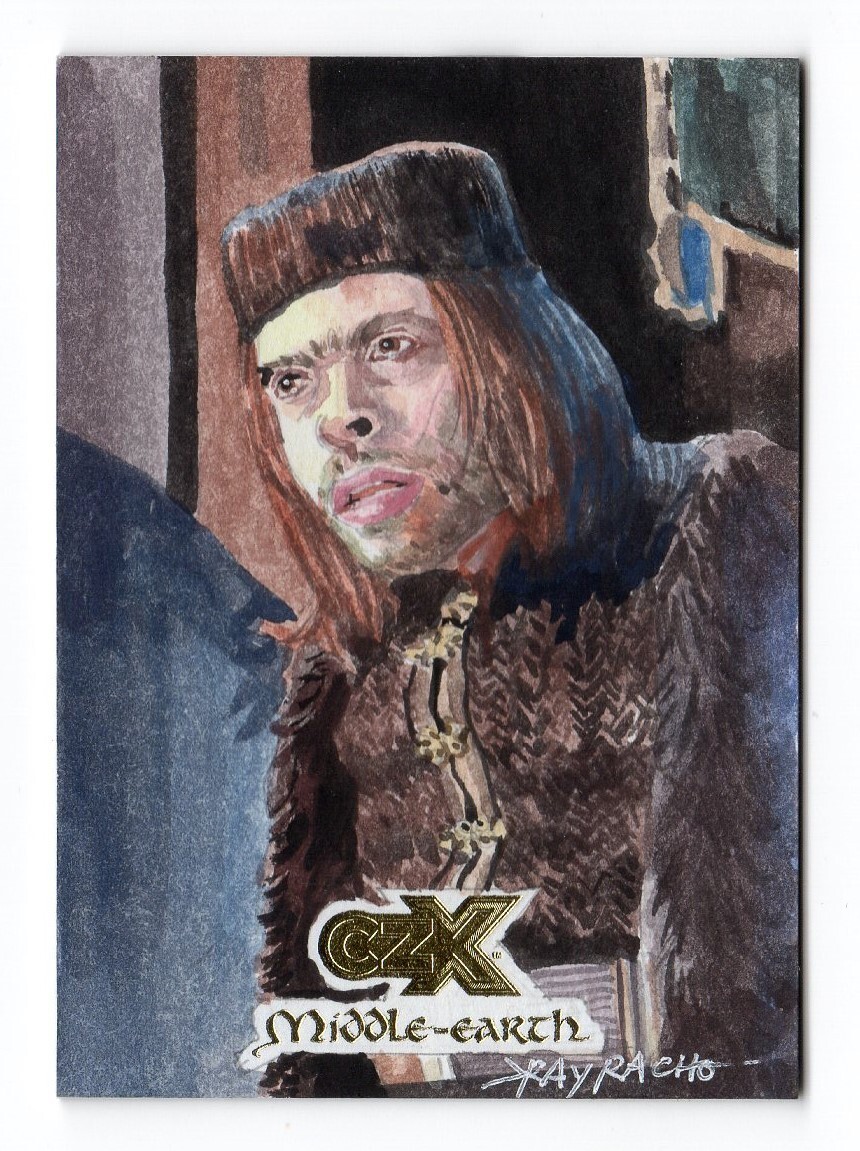 2022 Cryptozoic CZX Middle Earth 1/1 Alfrid Sketch by Artist Ray 