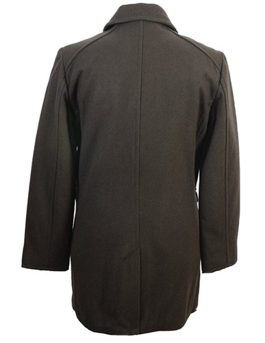 Kenneth Cole Men's Green Wool-Blend Overcoat Jacket Coat Size Medium - Picture 2 of 5