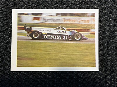 STICKER BLITZ FIGUREN VIERRAD AUTO OSELLA FA 1C MOTOR FORD # 12 NO PANINI