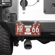 Front Rear D-ring Mount License Plate Relocation Bracket For Jeep Wrangler Front Rear D-ring Mount License Plate Relocation Bracket For Jeep Wrangler