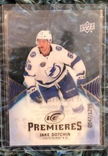 2017-18 Upper Deck Ice Jake Dotchin RC Ice Pemieres /1299 Tampa Bay Lightning