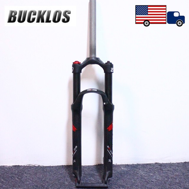 26" Mountain Bike Suspension Fork 100mm Crown Lockout 11/8 Threadless