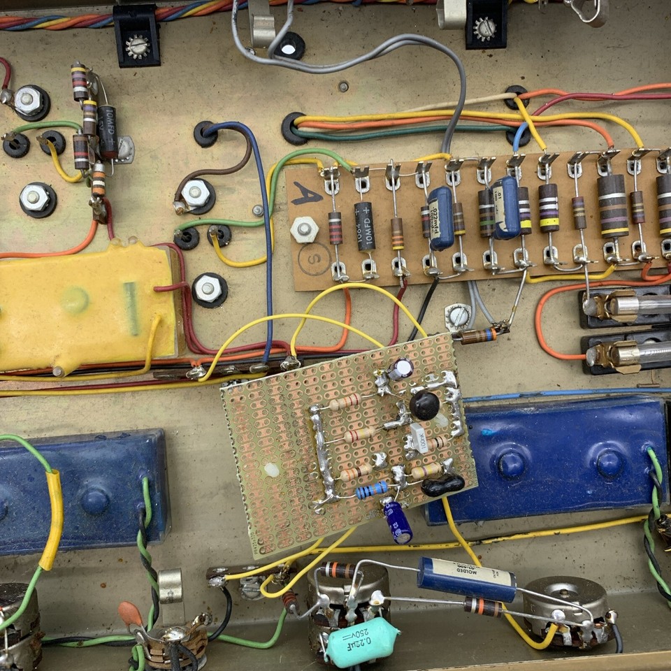 Standel Model SA10R Super X Artist Amplifier Chassis Rare For Parts