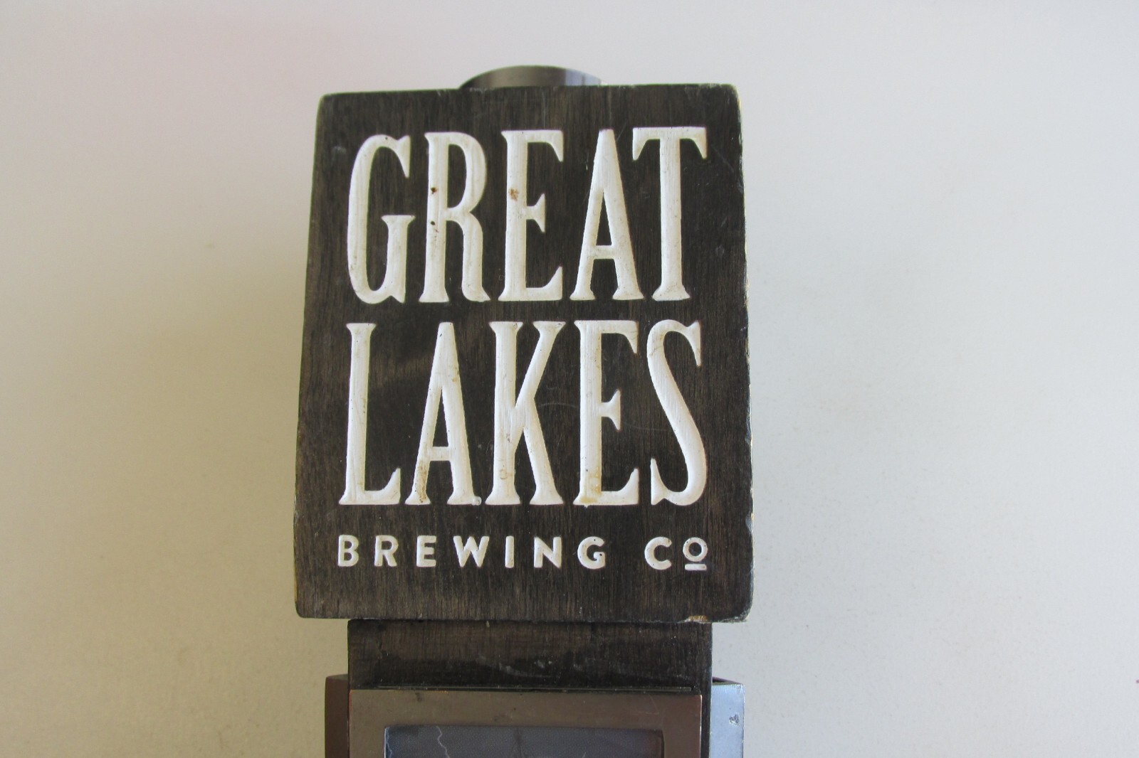 Great Lakes Brewing Co. Beer Tap Handle With Inserts Good Condition