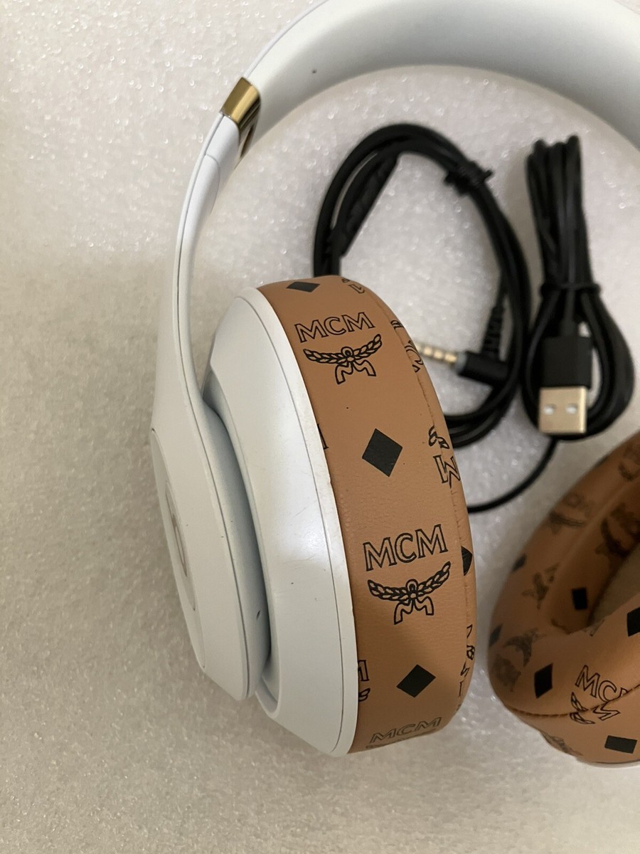 Beats Studio 3 Wireless ANC Headphones White MCM Limited Edition