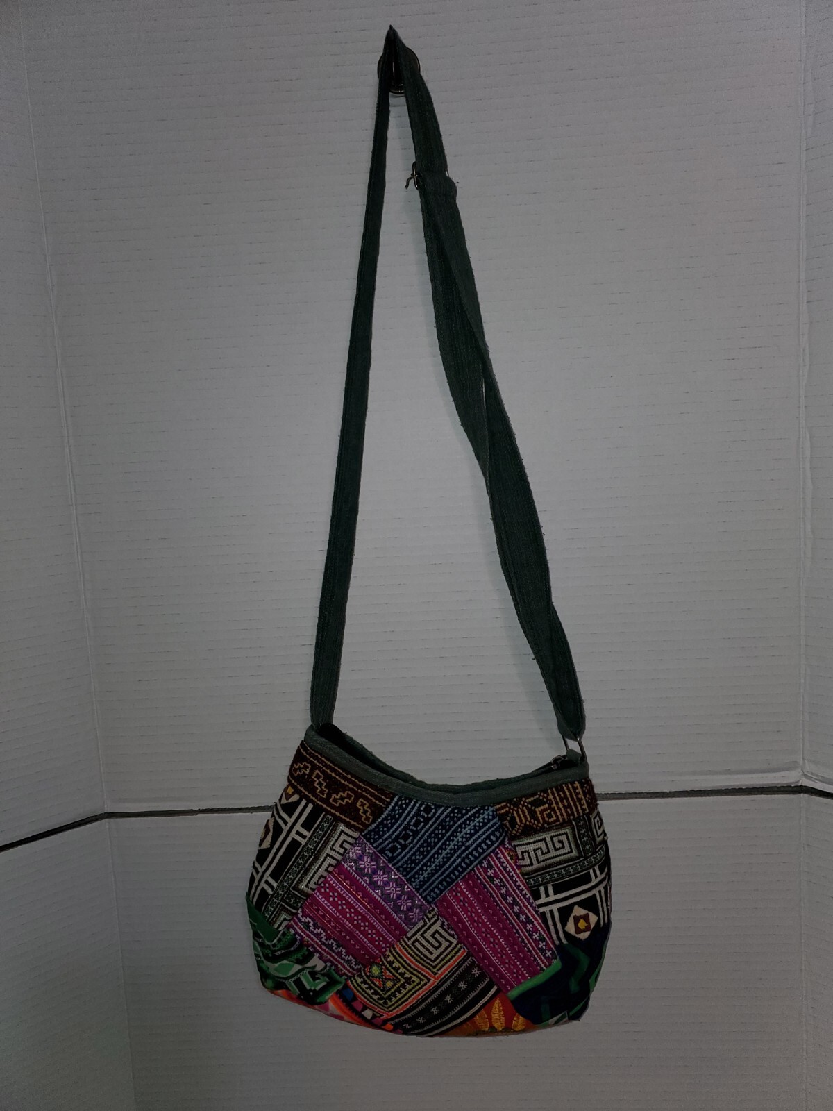 Hippie boho Patchwork Handbag Handmade Vintage Cr… - image 1