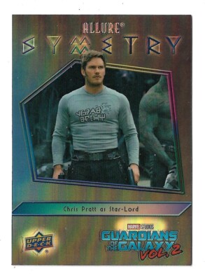 2022 Upper Deck Marvel Allure Symmetry #8 Chris Pratt as Star-Lord