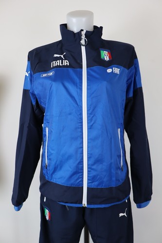 PUMA ITALIA TUTA CALCIO COMPLETO TG 42 TRACKSUIT GIACCA PANTS DONNA SPORT - Photo 2/14