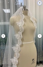 bridal veil with comb