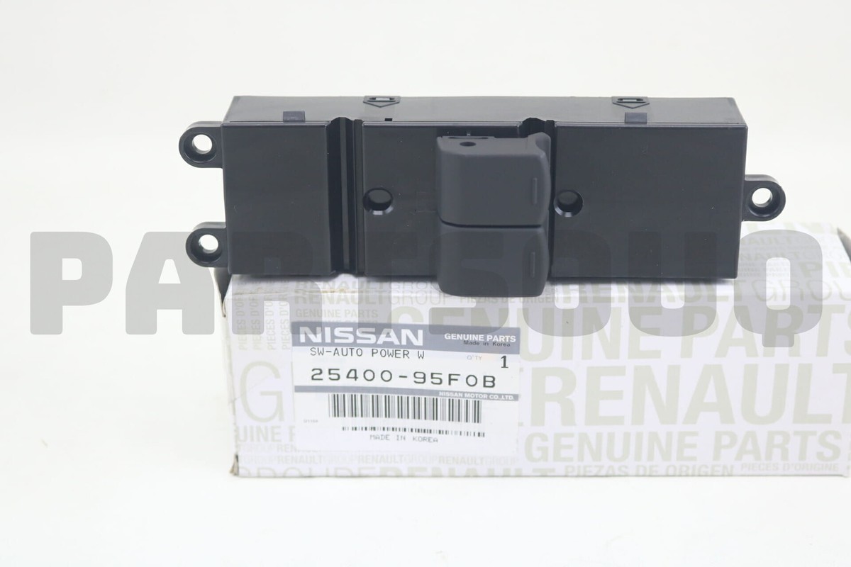 NANA 2540095F0B Genuine Nissan SWITCH ASSY-POWER WINDOW,MAIN