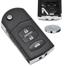 Autoschlüssel Klapp Schlüssel Gehäuse für Mazda CX-5 2 3 4 5 6 RX-8 + Batterie